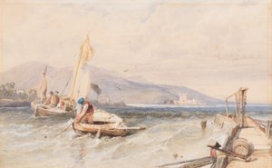 Castle Douglas, Loch Leven, 1849 od Clarkson Frederick Stanfield