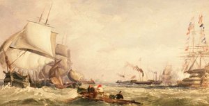 Cowes Regatta (panel) od Clarkson Frederick Stanfield