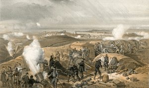 Horký den v Batteriích od William Crimea Simpson