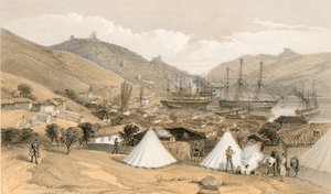 Balaklava, pohled směrem k moři od William Crimea Simpson