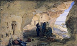 Galerie v Inkerman od William Crimea Simpson