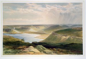 Hlava přístavu, Sebastopol, deska z knihy "The Seat of War in the East", vydané nakladatelstvím Colnaghi and Co., 1856.