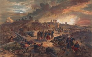 ?Interiér Malakoff se zbytky kulaté věže? od William Crimea Simpson