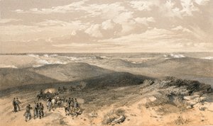 Sebastopol ze zadní části anglických baterií od William Crimea Simpson