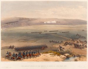 ? Kavalerie aféra výšin Bulganak - první zbraň. 19. září 1854?, 1855 od William Crimea Simpson