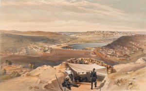 ?Městské baterie aneb vnitřní opevnění Sevastopolu z předsunuté paralely Chapmanova útoku, 23. června 1855? od William Crimea Simpson