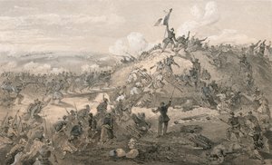 Útok na Malakoff od William Crimea Simpson