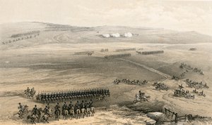 Kavalerie z výšin Bulganak - první zbraň, 19. září 1854 od William Crimea Simpson