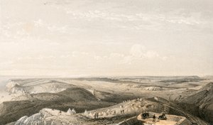 Pohled z výšin nad Balaklavou směrem k Sebastopolu od William Crimea Simpson