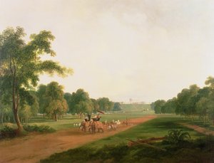 Lovecká párty v Indii od William Daniell