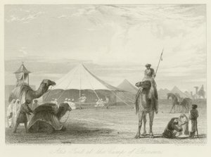 Aliho stan v táboře Benonn od William Daniell