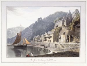 Clovelly, na pobřeží Severního Devonu od William Daniell