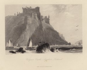 Hrad Culzean v Ayrshire ve Skotsku od William Daniell