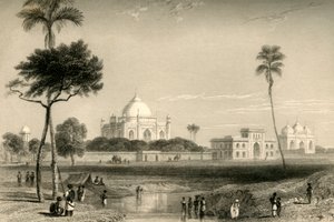 Mauzoleum Suftera Junga, Dillí, 1835. od William Daniell