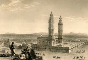 Mešita v Coimbatore, 1835. od William Daniell