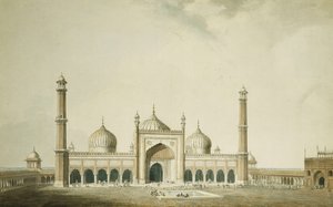 Jama Masjid, Dillí, od William Daniell