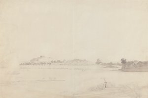 Pohled na Monghyr, Bihar od William Daniell