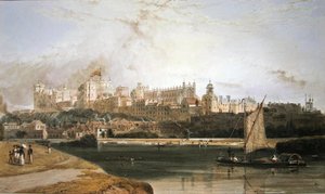 Hrad Windsor (akvarel na papíře) od William Daniell