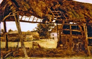 Old Farm Shed (olej na palubě)