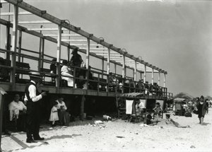 Plážová scéna, Coney Island, cca 1910-21 od William Davis Hassler