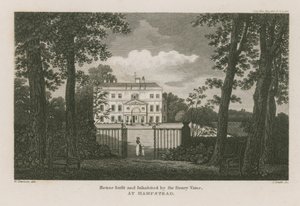 Dům postavil a obýval sir Henry Vane v Hampsteadu od William Davison