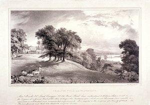 Charlton House poblíž Blackheath, Greenwich, Londýn, c1830.