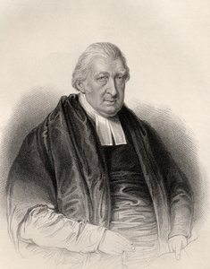 Reverend Rowland Hill, vyrytý S. Freemanem, z 