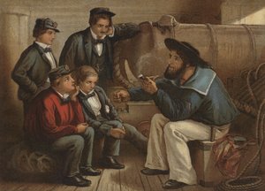 Příze starého námořníka (chromolitho)