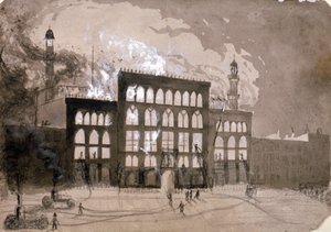 Požár v divadle Alhambra, Leicester Square, Londýn, 1882 1883
