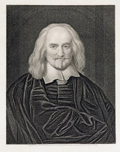 Portrét Thomase Hobbese (1588-1679) vyrytý Jamesem Posselwhiteem (1798-1884) pub. od Williama Mackenzieho