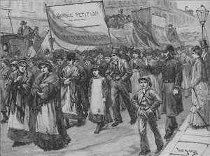 Průvod dohazovačů do Westminsteru, 1892