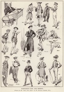 Školáci v průběhu věků (litho) od William Douglas Almond