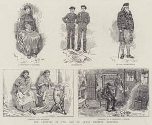 Crofters z Isle of Lewis, Západní Hebridy od William Douglas Almond