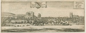 Tamworth - Panorama: rytina a [17. století]