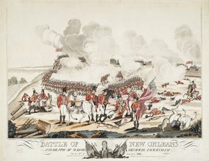 Bitva o New Orleans a smrt generálmajora Packenhama od William Edward (after) West