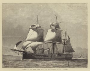 Odjezd Jeho Výsosti vévody z Edinburghu, HMS Sultan
