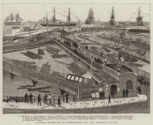 Železniční prodloužení v Portsmouth, New Harbour Station