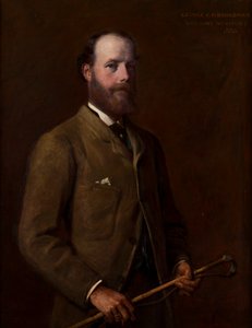 Portrét George, vikomta Newport-později 4. hrabě z Bradfordu (1845-1915), kolem roku 1880 (olej na plátně) od William Edward Miller