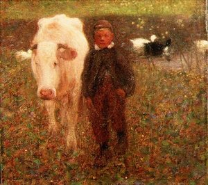 Bílá kráva od William Edward Stott