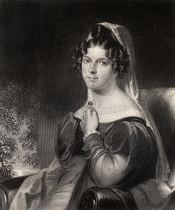 Felicia Dorothea Hemans, rytina W. Holla, z 