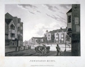 Newington Butts, Southwark, Londýn, 1792.