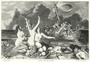 Ulysses and the Syrens (rytina)