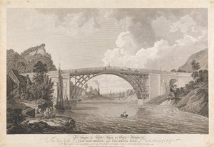 Pohled na litinový most poblíž Coalbrookdale