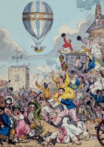 Výstup pana Sadlera z Hackney, 1811