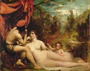 Lesní květiny, asi 1836 (olej na plátně) od William Etty