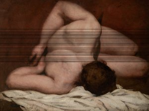Mužský akt (olej na plátně) od William Etty