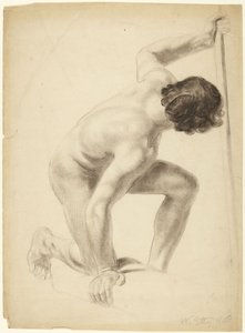 Studie mužské postavy od William Etty