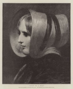 Studie hlavy od William Etty