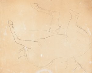 Studie koně [verso] od William Etty