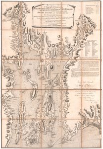 Topografická mapa Rhode Island od Blaskewitze